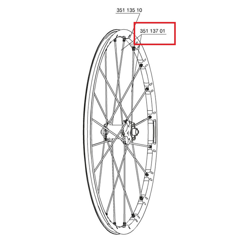 SÆT 10 EGER MAVIC AV/AR M7/7 CROSSMAX SLR 29" 299,5MM