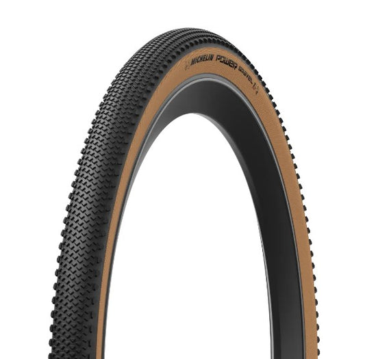 MICHELIN POWER GRAVEL Competition Line 700x35c Tubeless Ready Brown-dæk