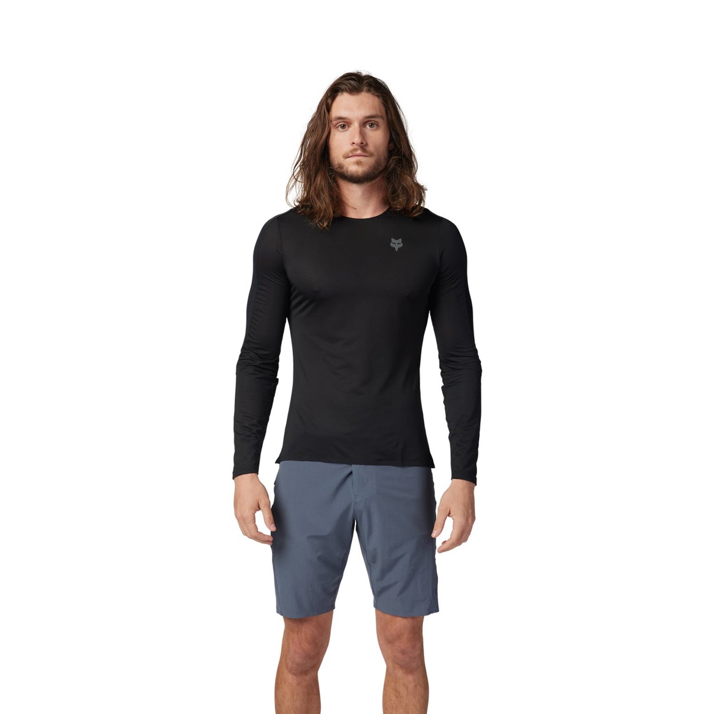 FOX FLEXAIR ASCENT Langærmet Jersey Sort 2025