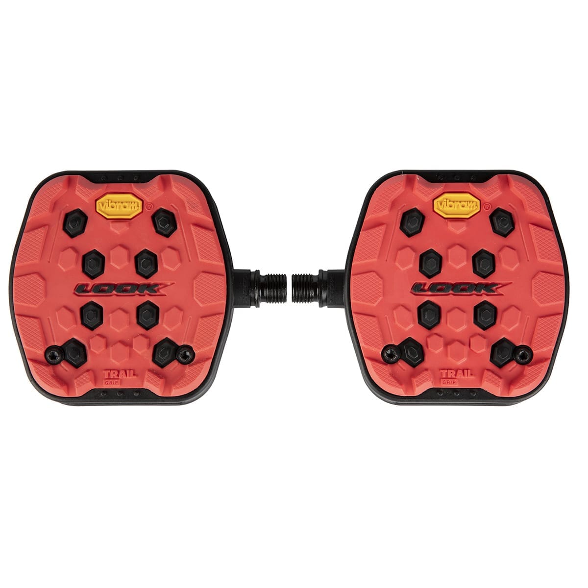 LOOK TRAIL GRIP-pedaler Rød