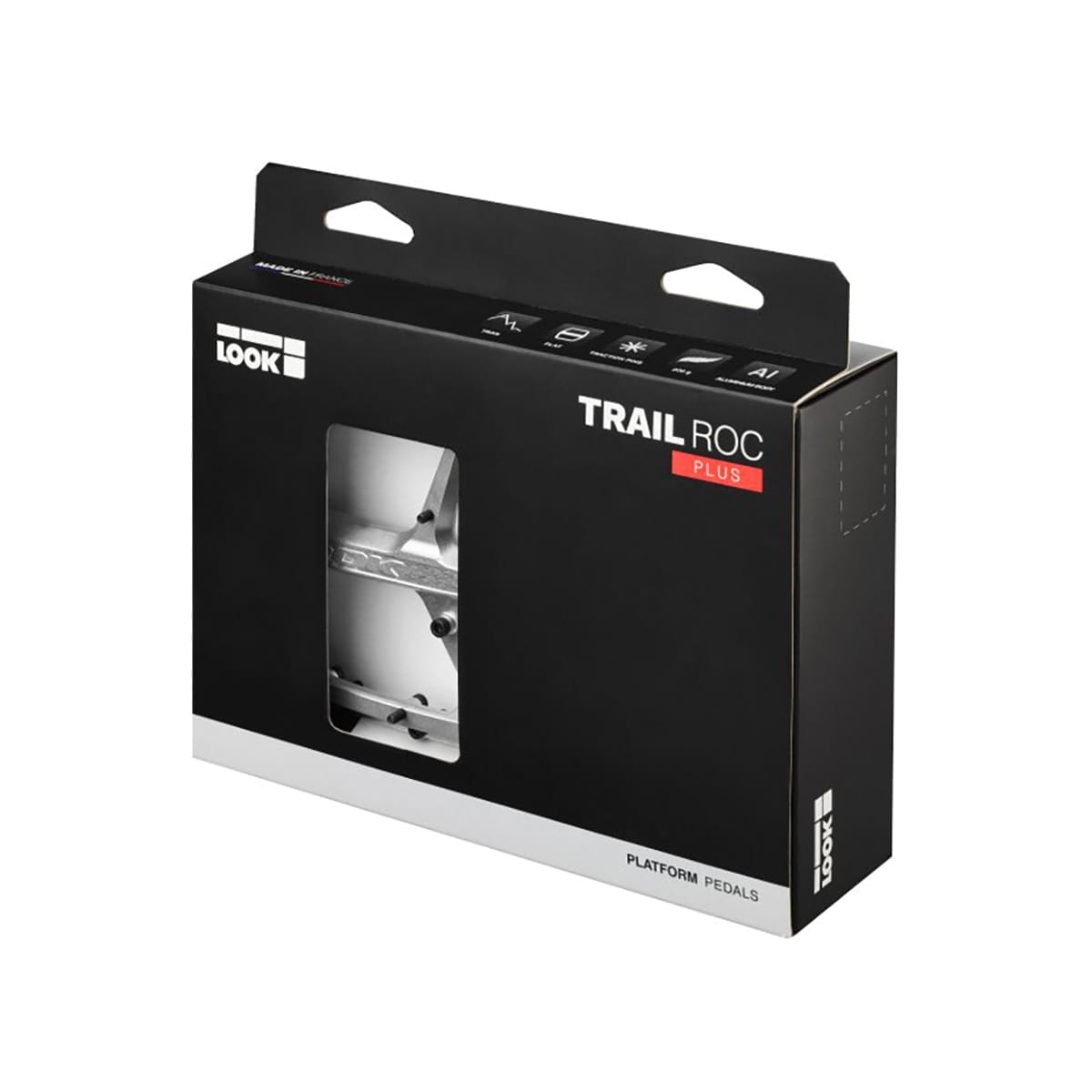 LOOK TRAIL ROC Plus Silver flade pedaler