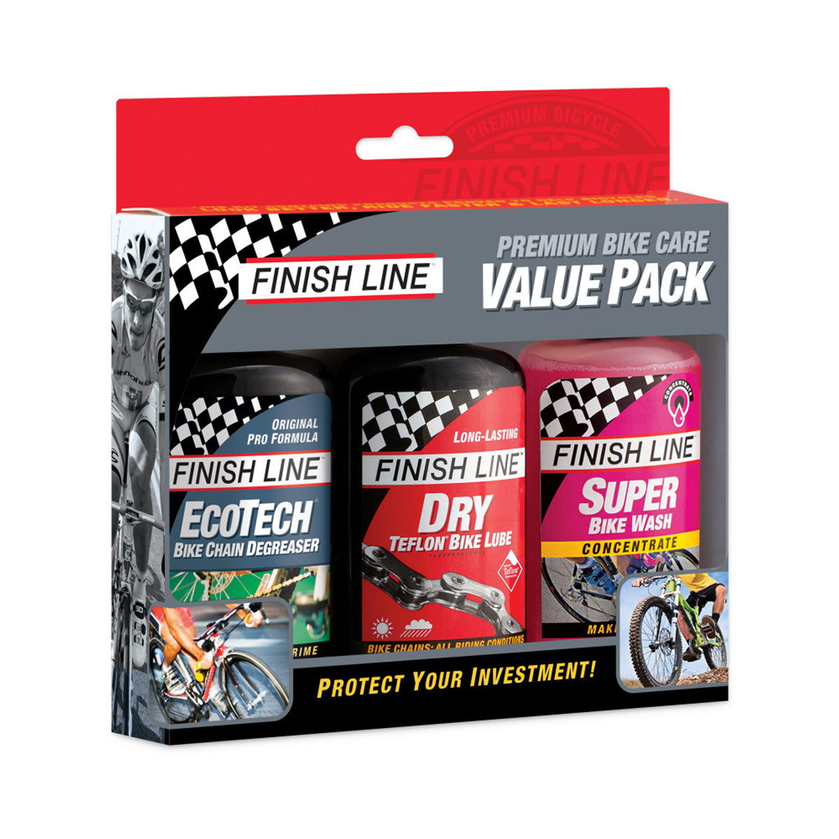 Finish Line VALUE PACK Kit med vedligeholdelsesprodukter