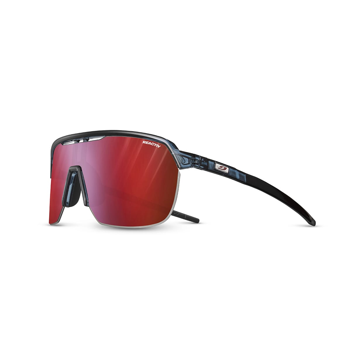 JULBO FREQUENCY Translucent Blue/Black Reactiv High Contrast Photochromic Goggles