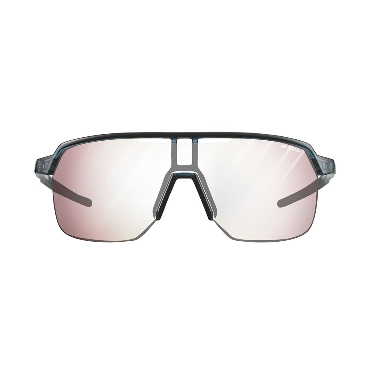 JULBO FREQUENCY Translucent Blue/Black Reactiv High Contrast Photochromic Goggles