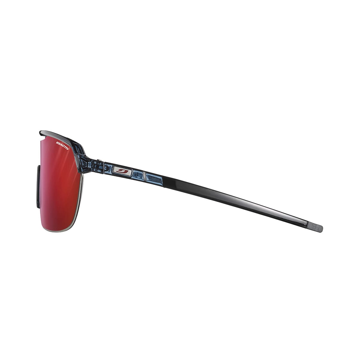 JULBO FREQUENCY Translucent Blue/Black Reactiv High Contrast Photochromic Goggles