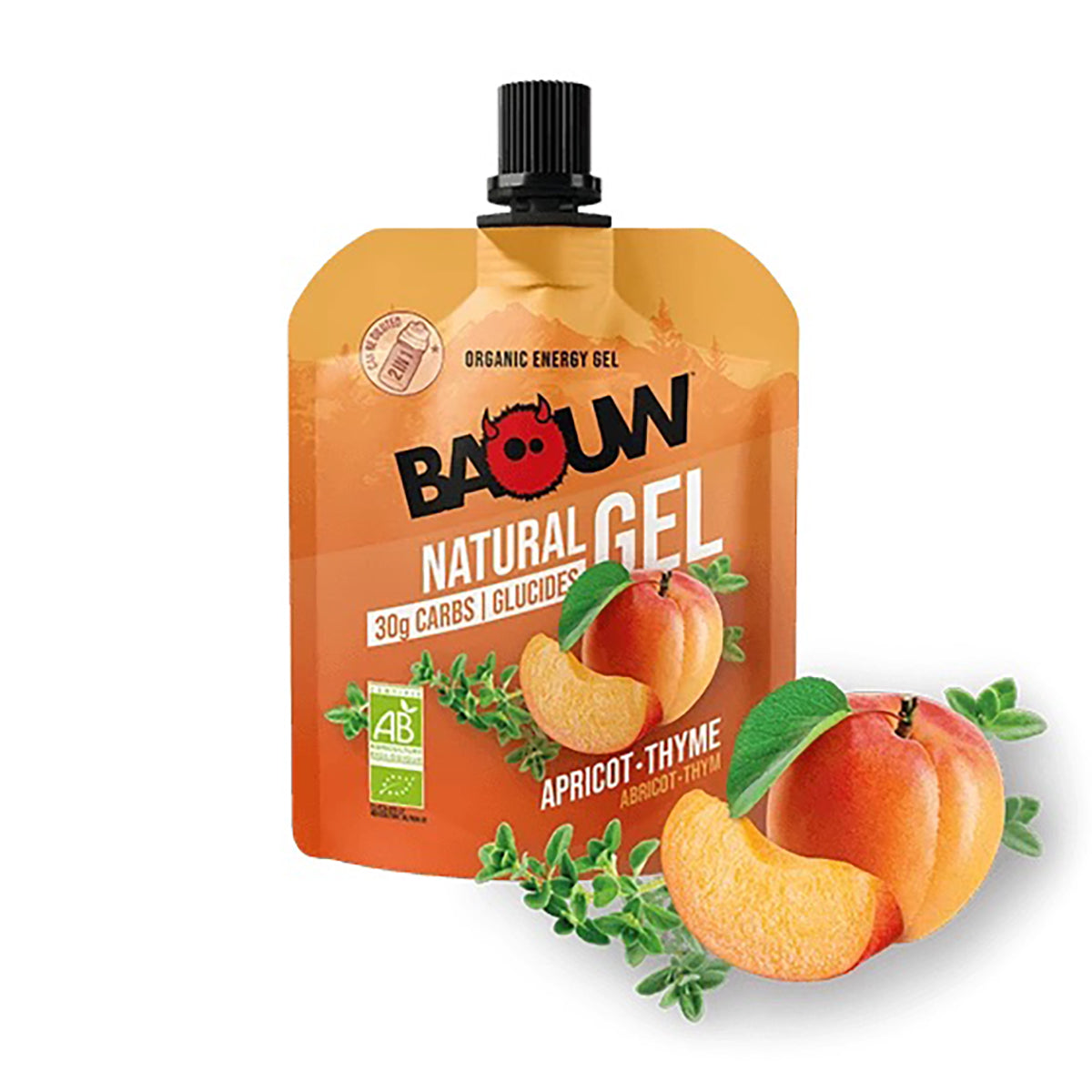 BAOUW Organic Apricot-Thyme Energising Gel (85 g)
