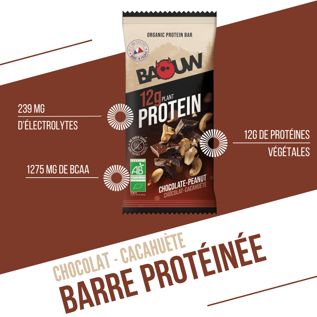 BAOUW ORGANIC EXTRA Chocolate/Marshmallow Protein Bar (50 g)
