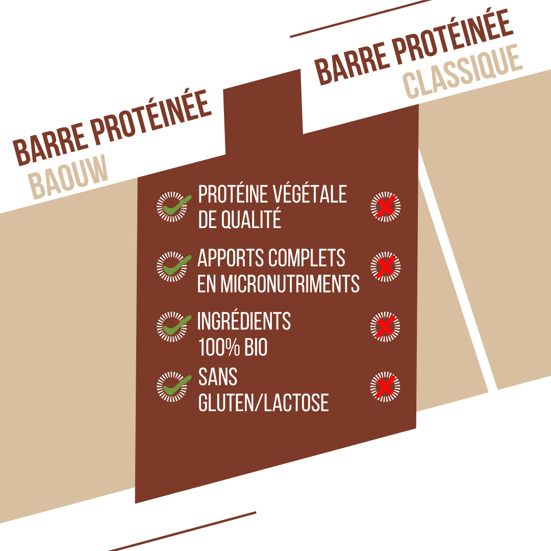 BAOUW ORGANIC EXTRA Chocolate/Marshmallow Protein Bar (50 g)