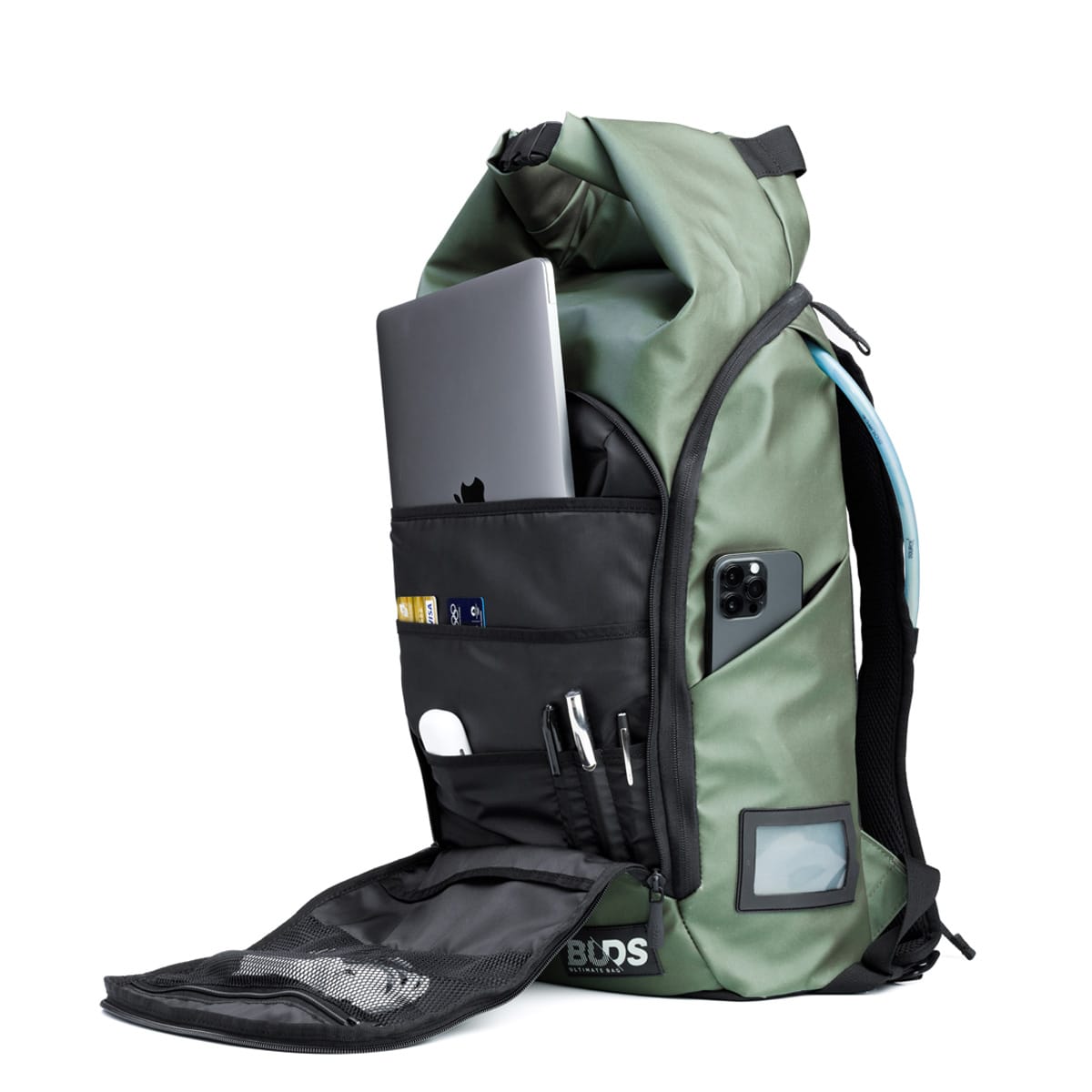 BUDS CITY BAG TRAVEL 35 L Backpack Black/Khaki