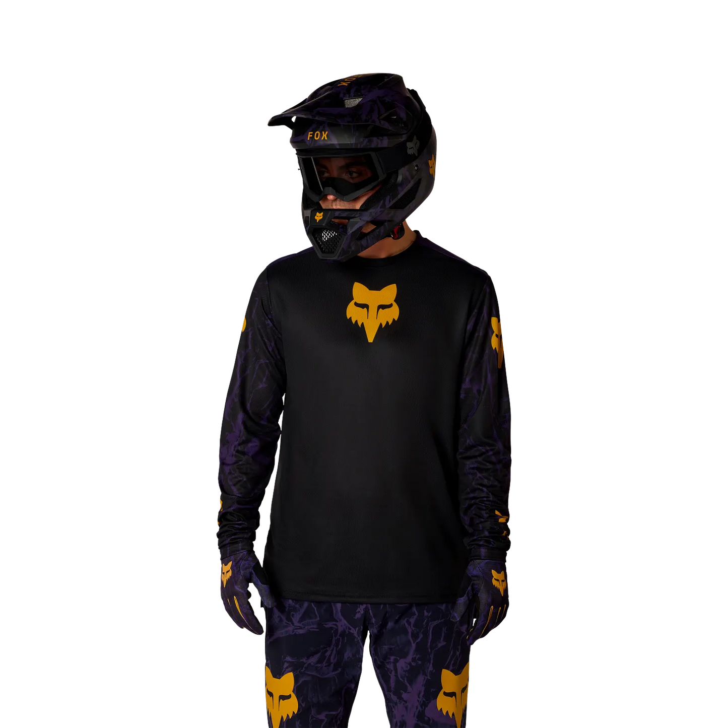 FOX RANGER IMAGE PRINT Long Sleeve Jersey Black/Purple