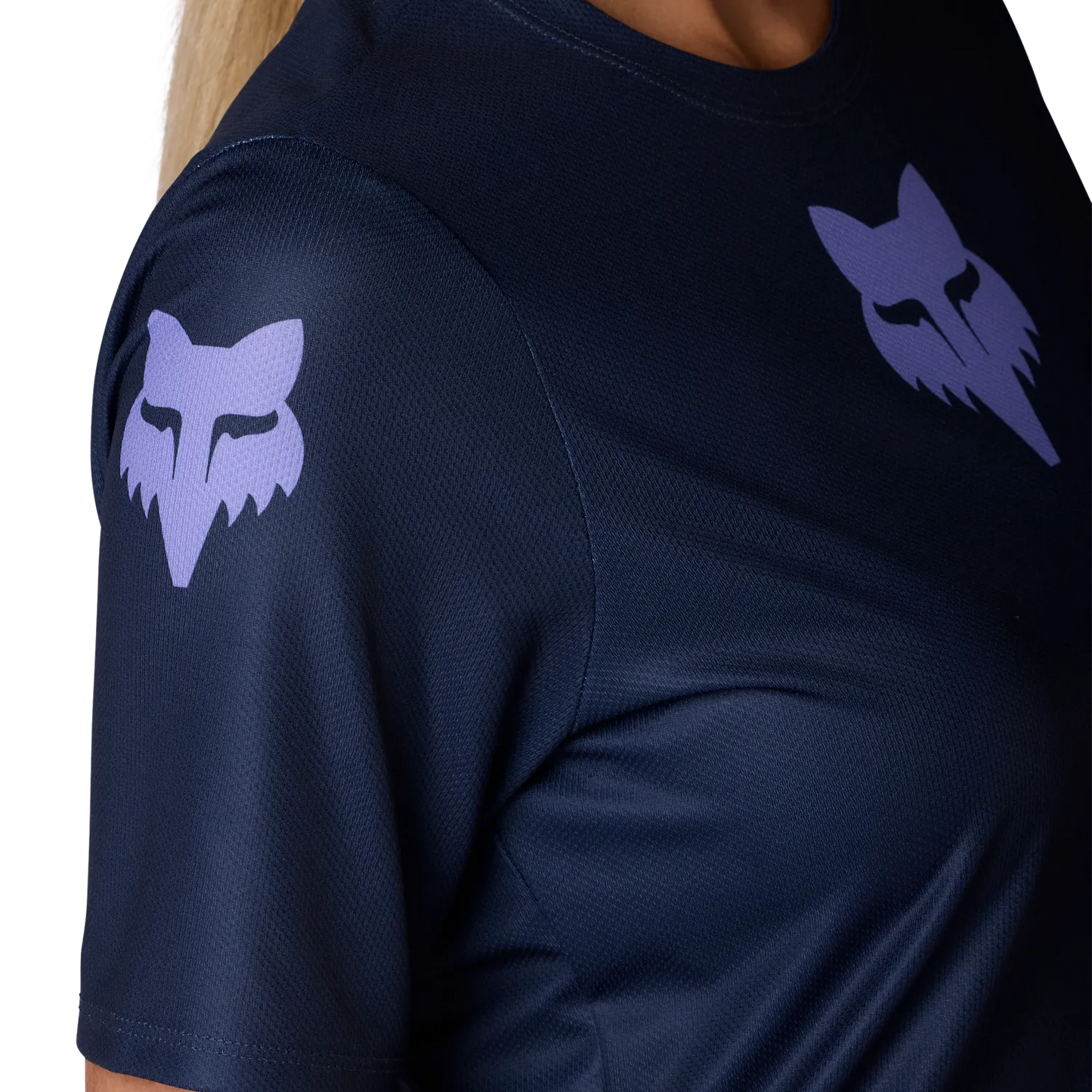 FOX RANGER IMAGE PRINT kortærmet dametrøje, arktisk blå