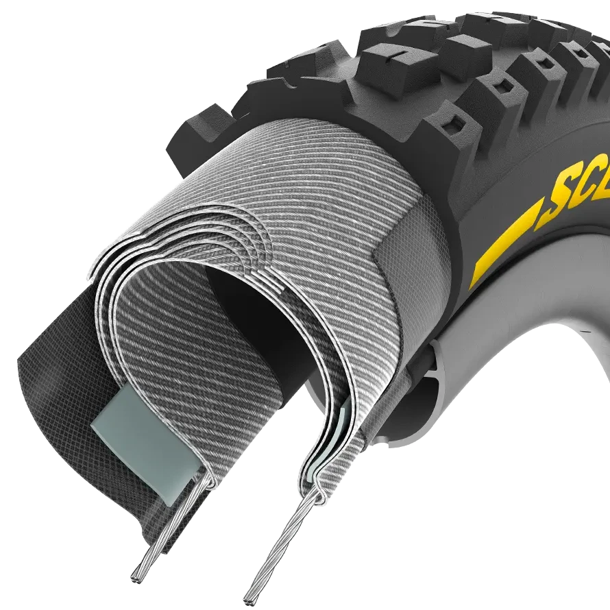 PIRELLI SCORPION RACE DH M 29x2.5 Tubeless Ready Soft Black/Yellow 3907500 dæk