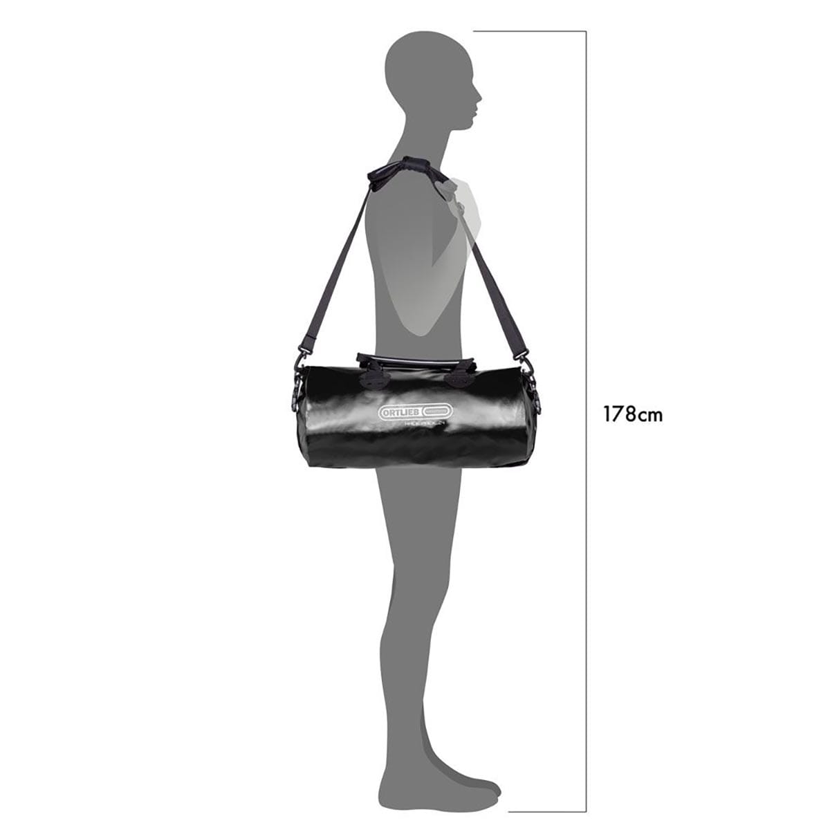 ORTLIEB RACK-PACK 24 L Duffle Rejsetaske Sort