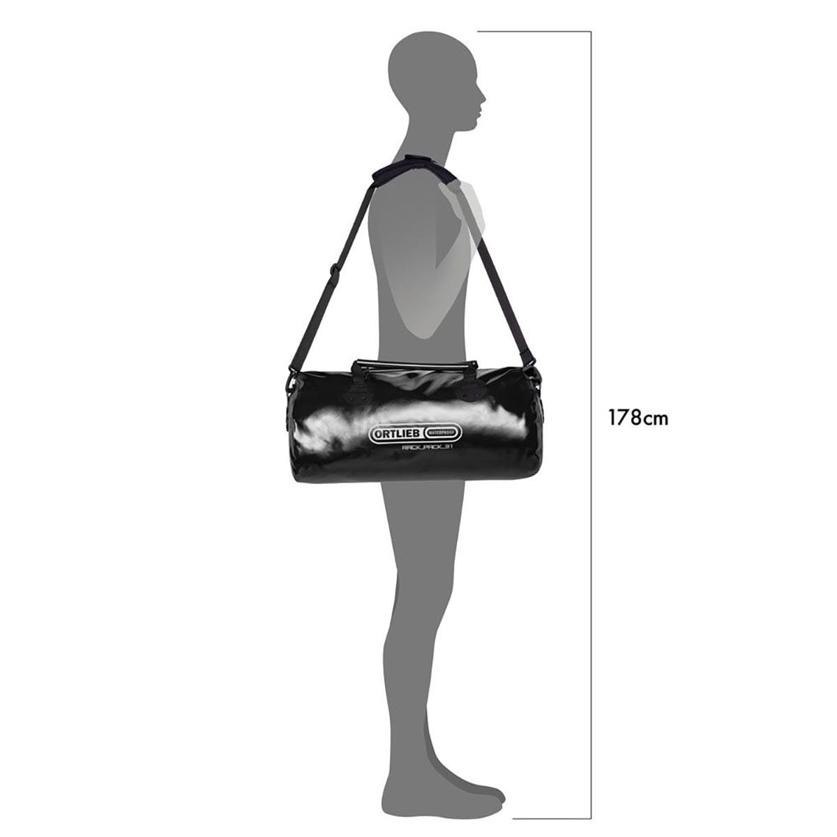 ORTLIEB RACK-PACK 31 L Duffle Rejsetaske Sort