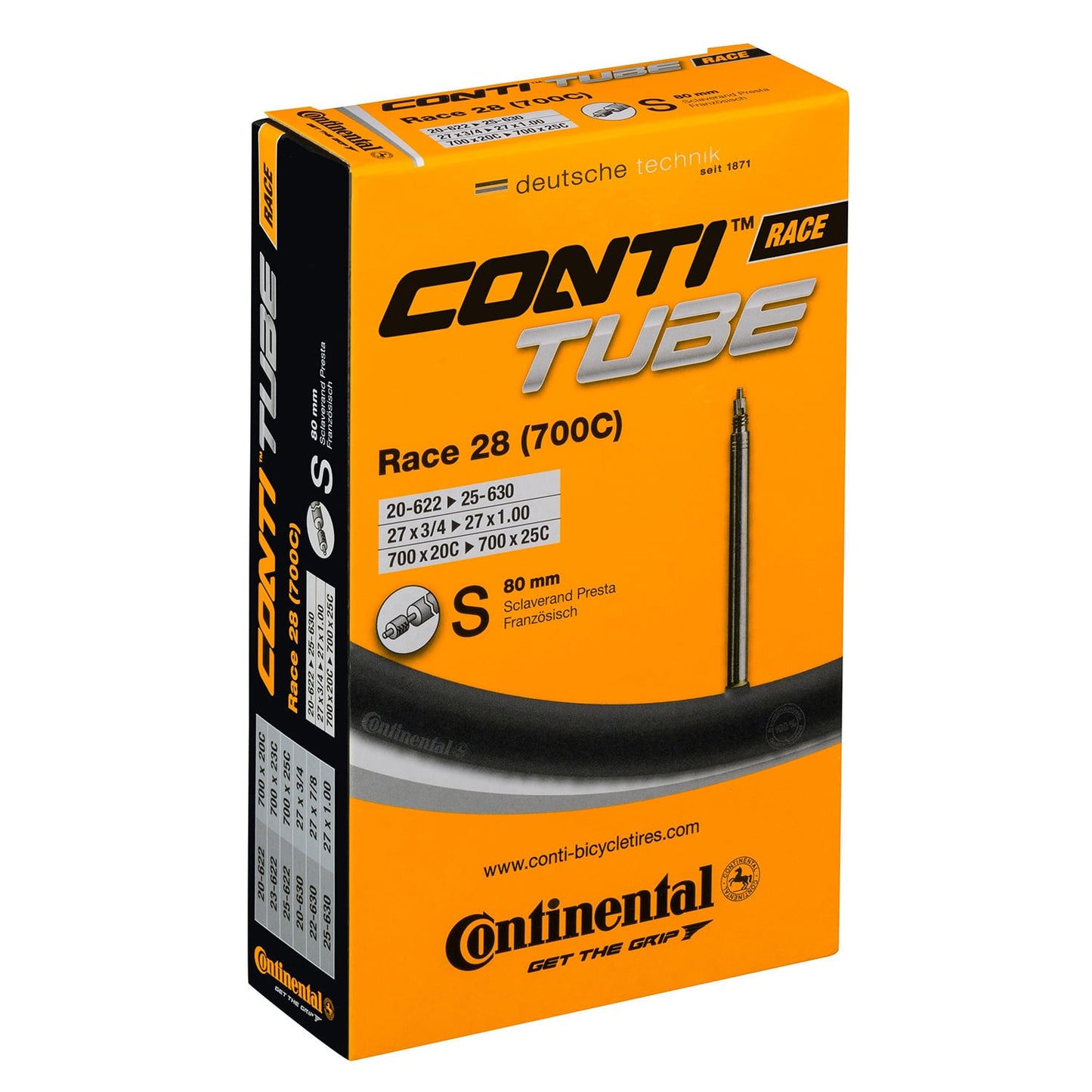 CONTINENTAL RACE slange 700x20/25c Presta