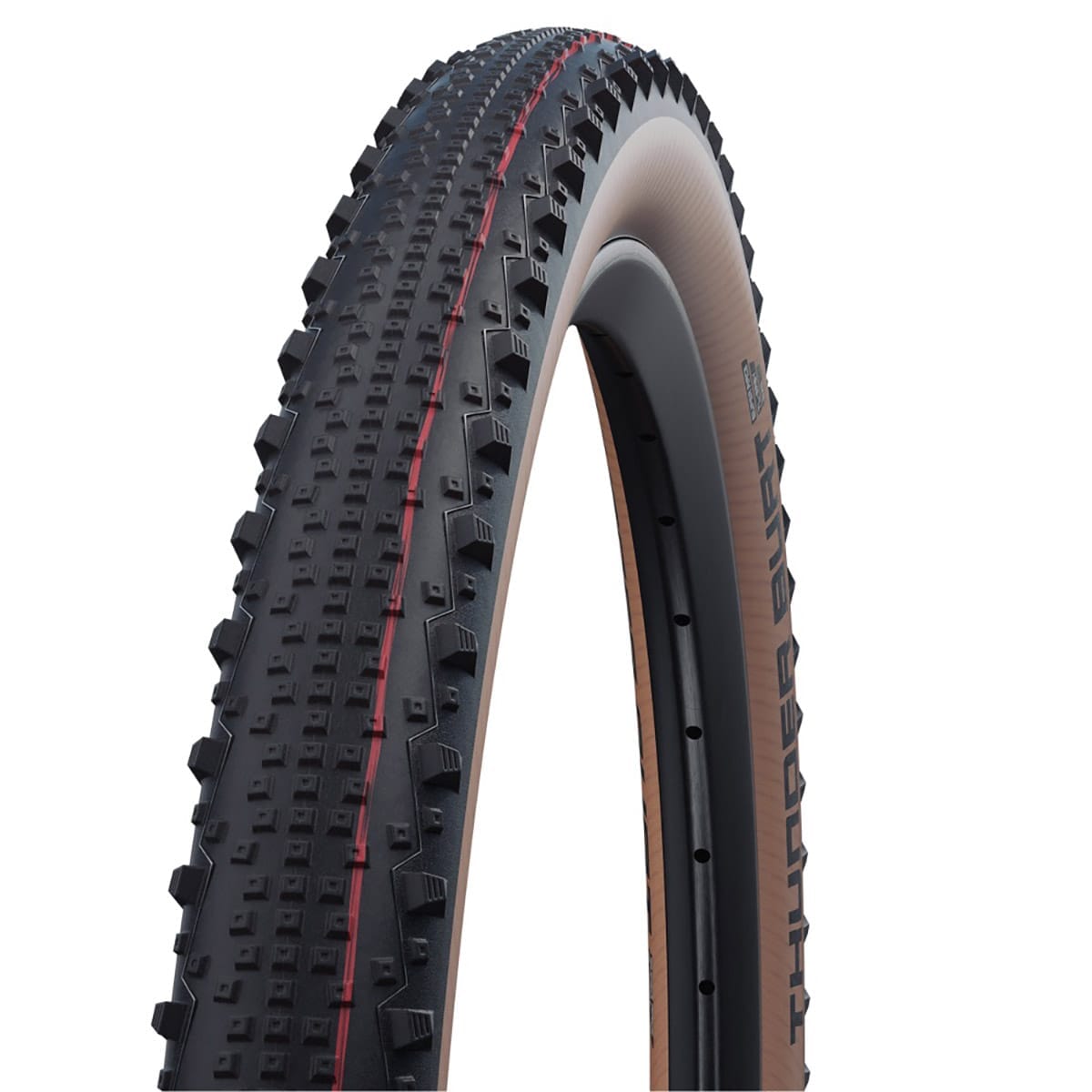 SCHWALBE THUNDER BURT 29x2.10 ADDIX SPEED SUPERRACE tire Tubeless Ready Soft Black/Brown