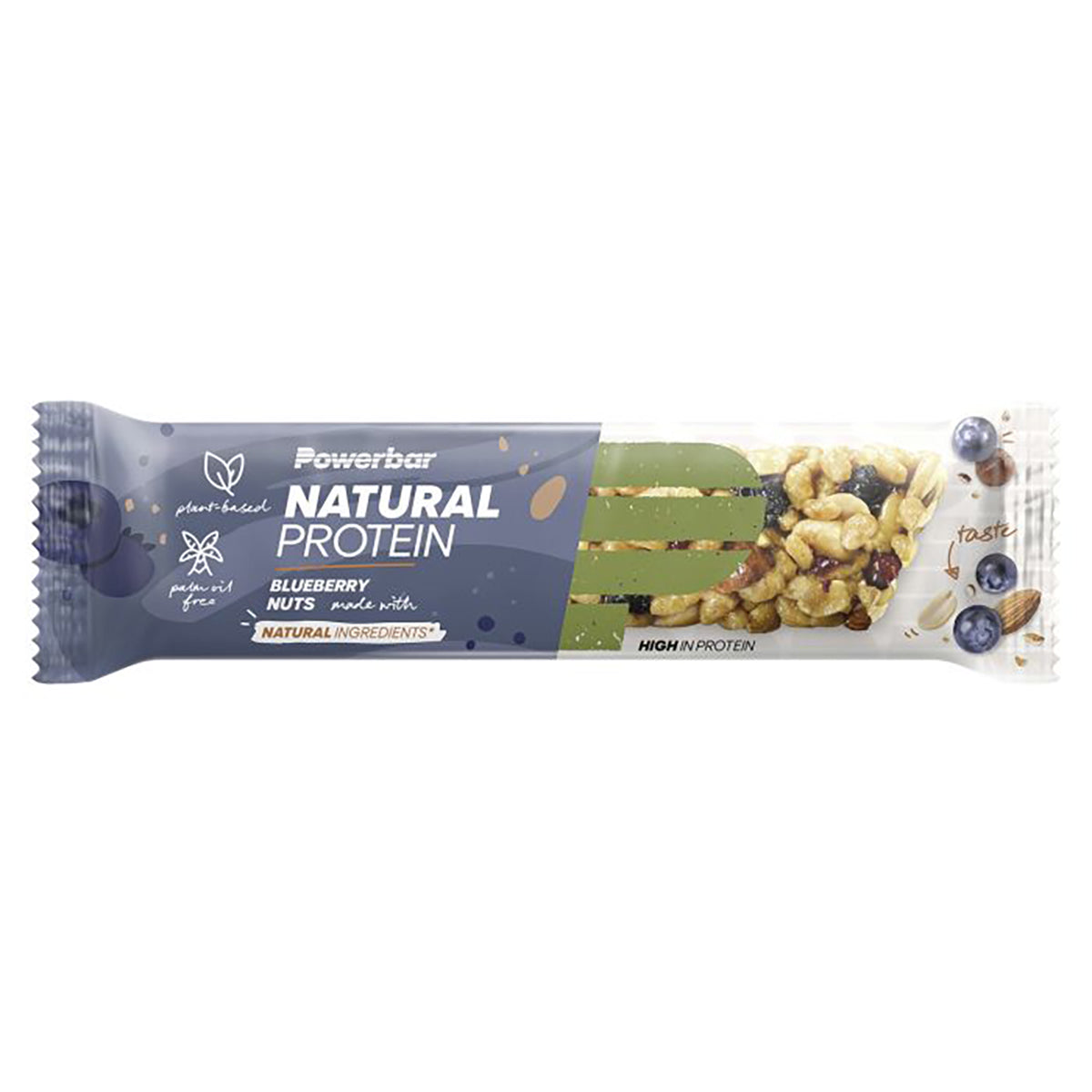 POWERBAR NATURAL PROTEIN Bar (40 g) Blåbær og valnød