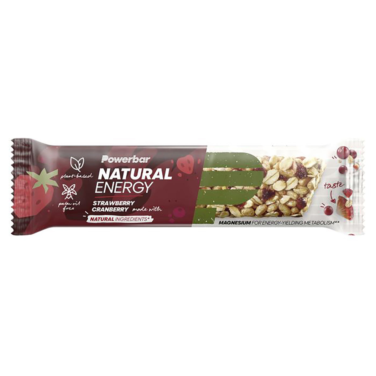 POWERBAR NATURAL ENERGY Bar (40 g) Jordbær Tranebær