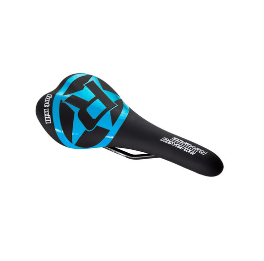Reverse Components FORT WILL STYLE Rails CrMo Saddle Black/Blue