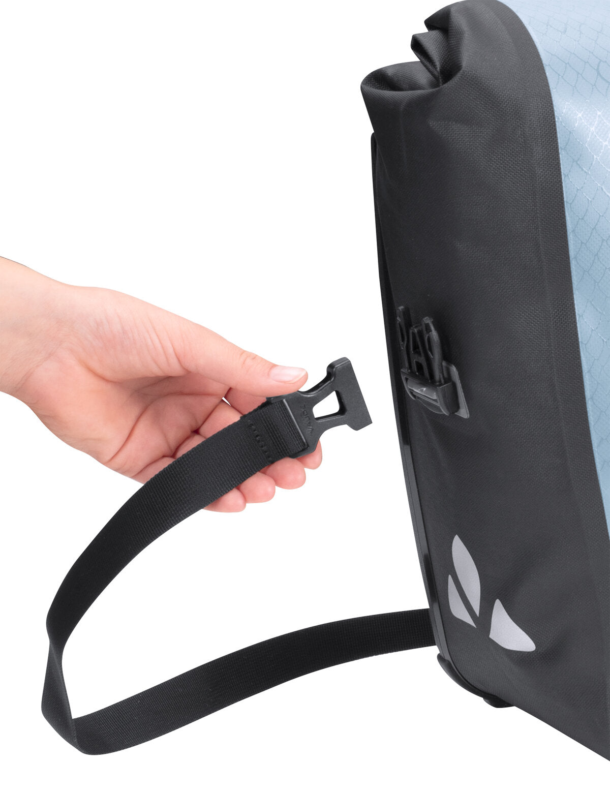 Par VAUDE AQUA FRONT bagagebærerposer 28 L Nordisk Blå