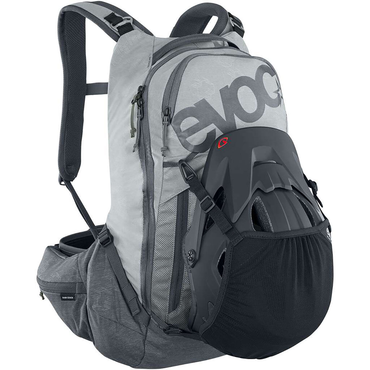 Backpack with Dorsal EVOC TRAIL PRO 16L Grey