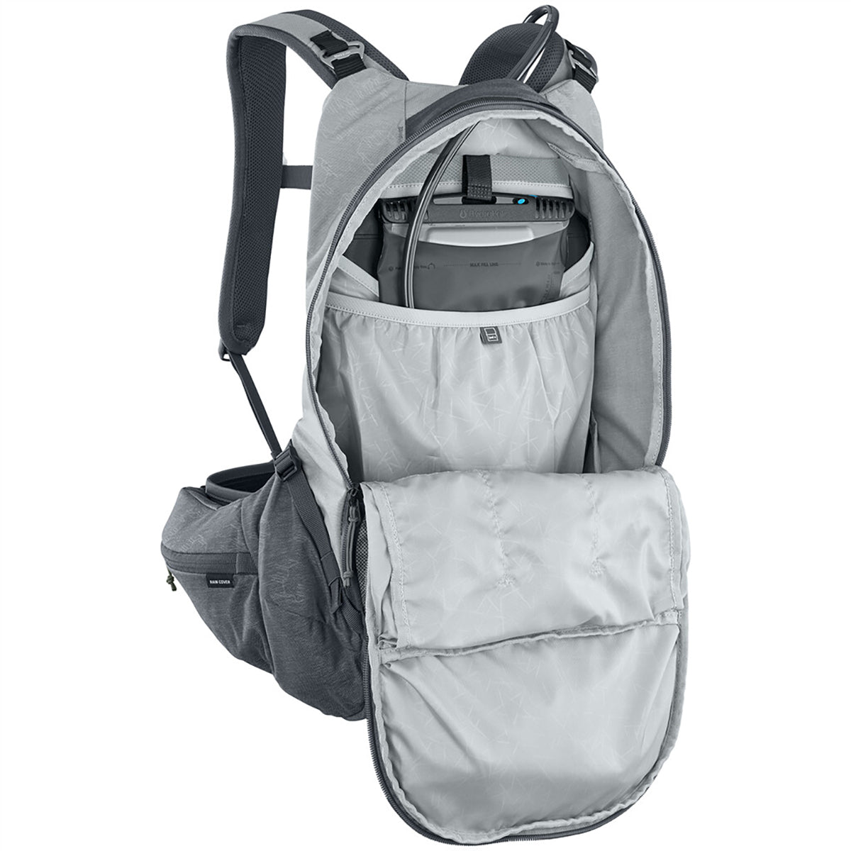 Backpack with Dorsal EVOC TRAIL PRO 16L Grey