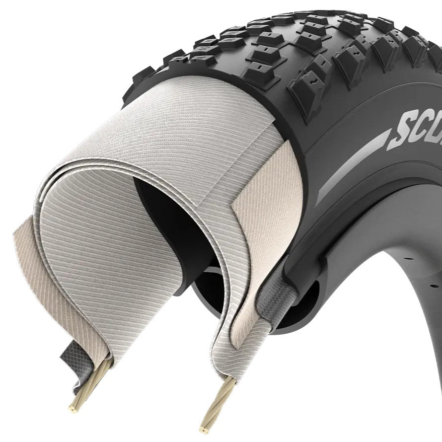 PIRELLI SCORPION XC RC 29x2.4 ProWall Tubeless Ready Soft Black/Orange 4354100 dæk