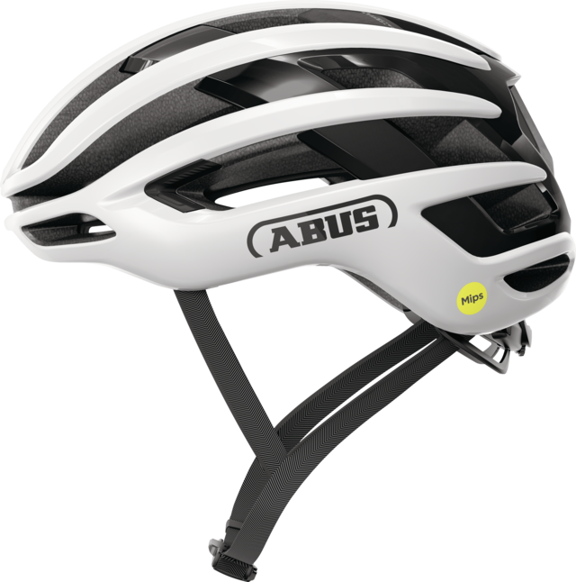 ABUS AIRBREAKER 2.0 MIPS landevejshjelm skinnende hvid