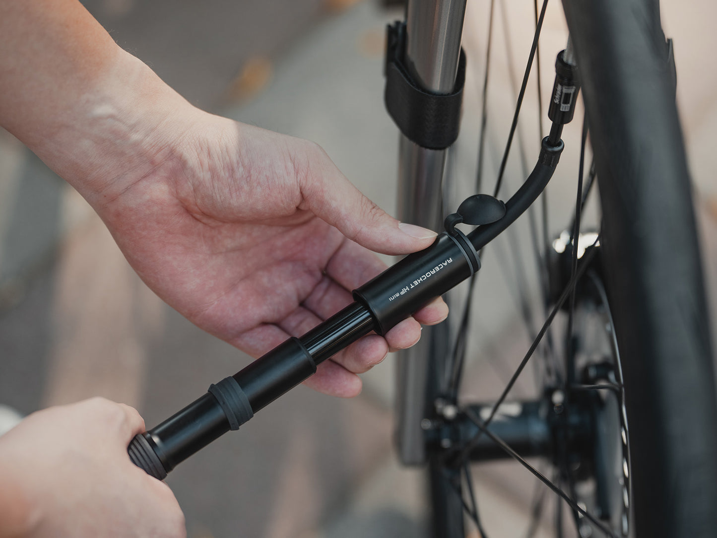 TOPEAK RACEROCKET HP Mini Gold håndpumpe