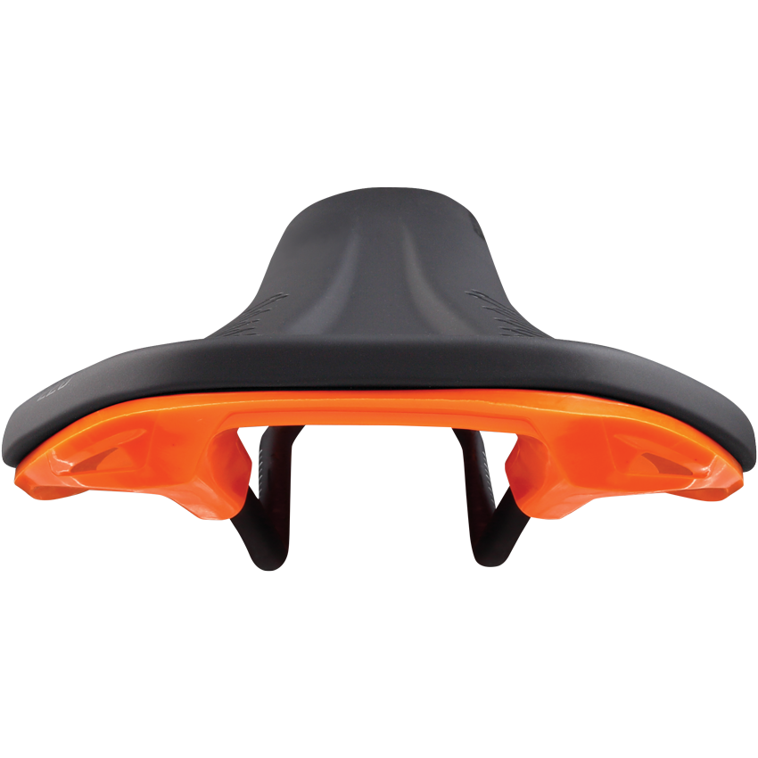 SPANK OOZY 220 144mm Sadel CrN/Ti Skinner Orange