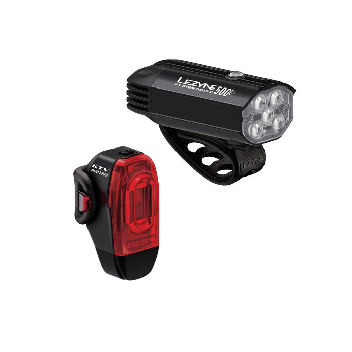 LEZYNE FUSION DRIVE 500+ / KTV DRIVE PRO+ for- og baglygter