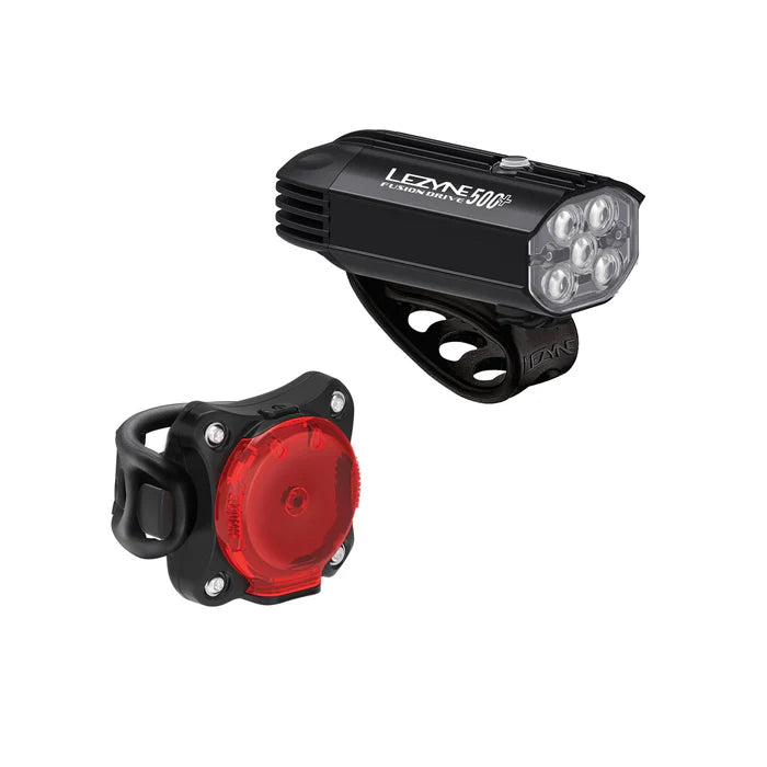 LEZYNE FUSION DRIVE 500+ / ZECTO DRIVE 200+ for- og baglygter