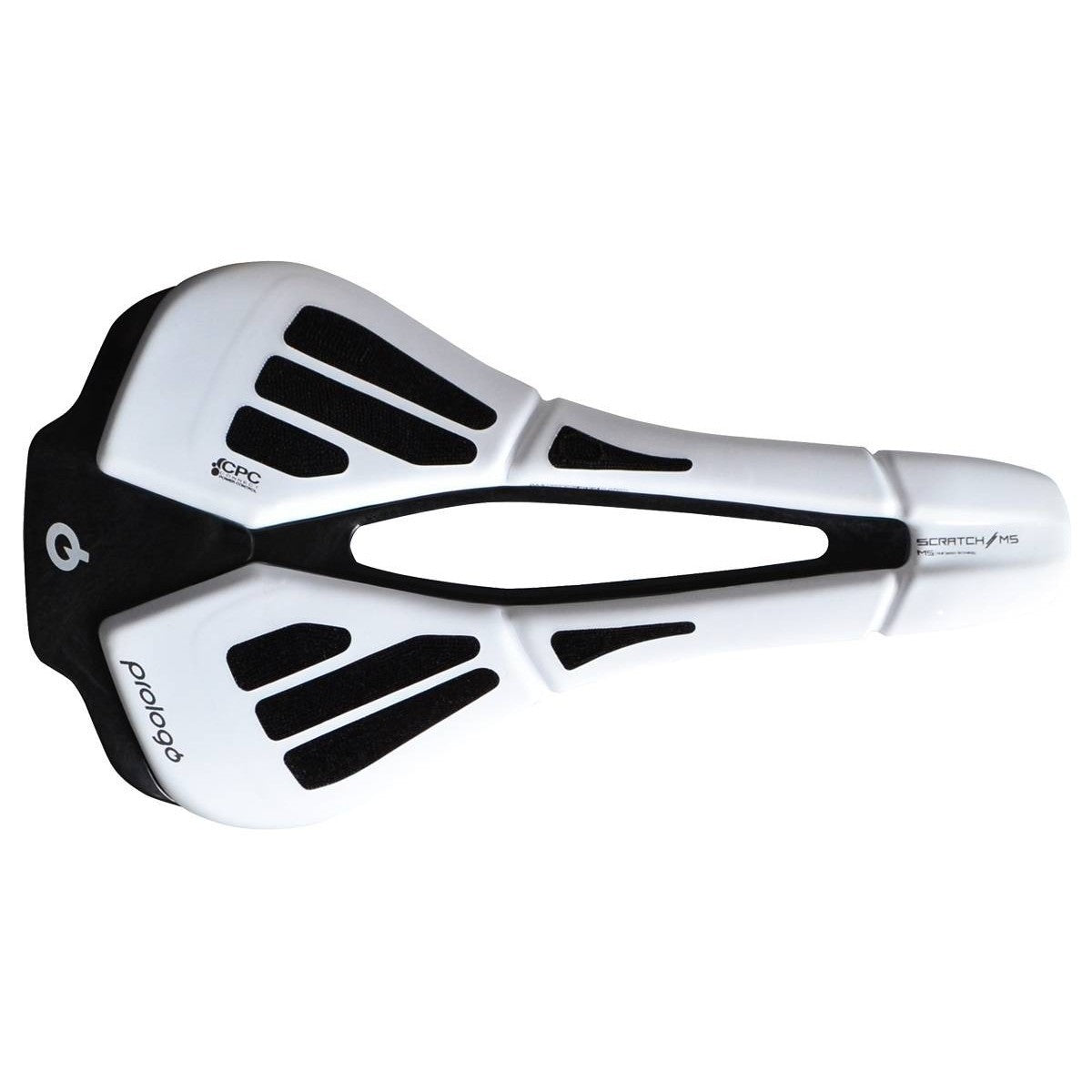 PROLOGO SCRATCH M5 PAS CPC sadel Tirox skinner bredde 140mm Hvid