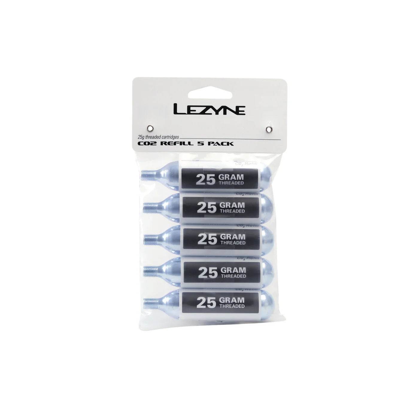 LEZYNE CO2-patron, med gevind (x5)