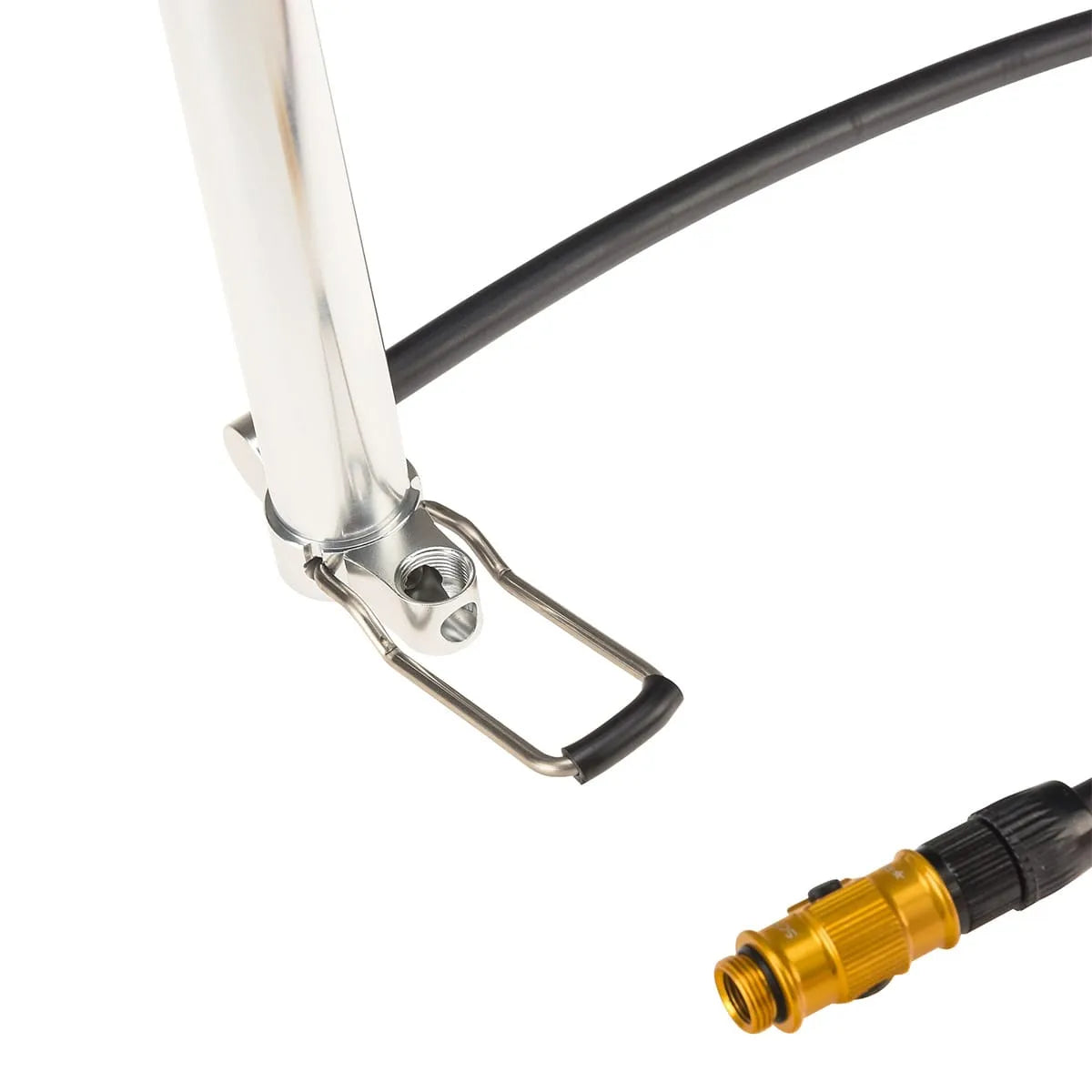 LEZYNE MICRO FLOOR DRIVE HP Sølv Kompakt fodpumpe