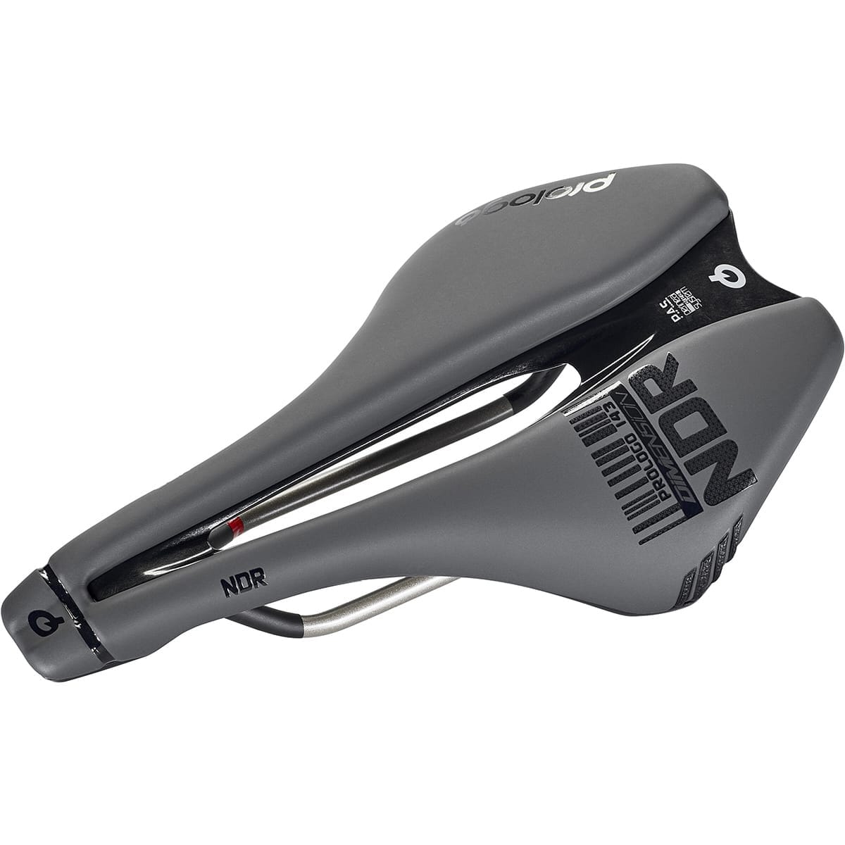 Sadel PROLOGO DIMENSION NDR 143 mm Skinner TiroX Sort