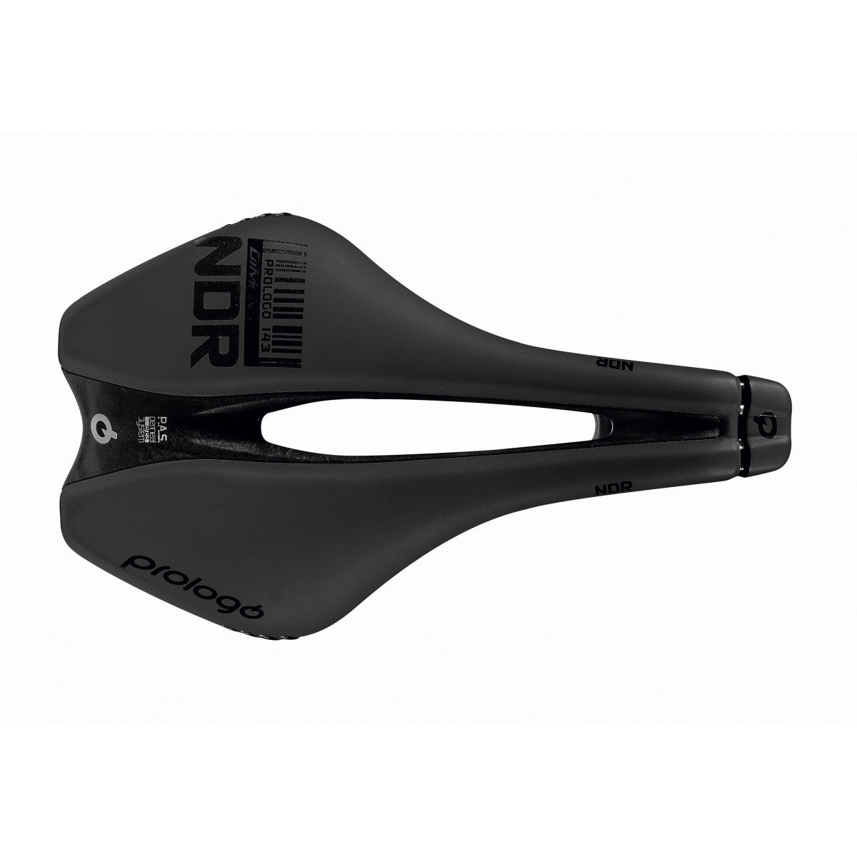 Sadel PROLOGO DIMENSION NDR 143 mm Skinner TiroX Sort