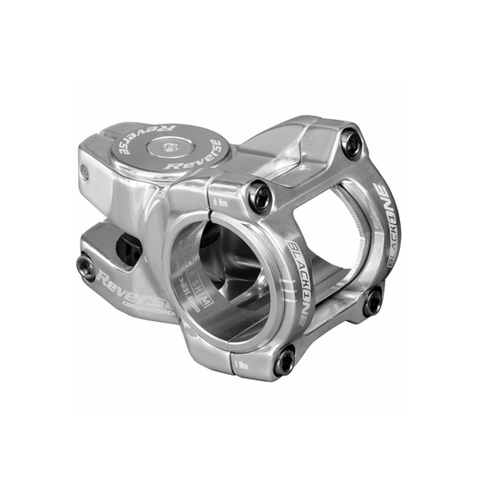 Potence REVERSE COMPONENTS BLACK ONE D-2 Titanium Argent