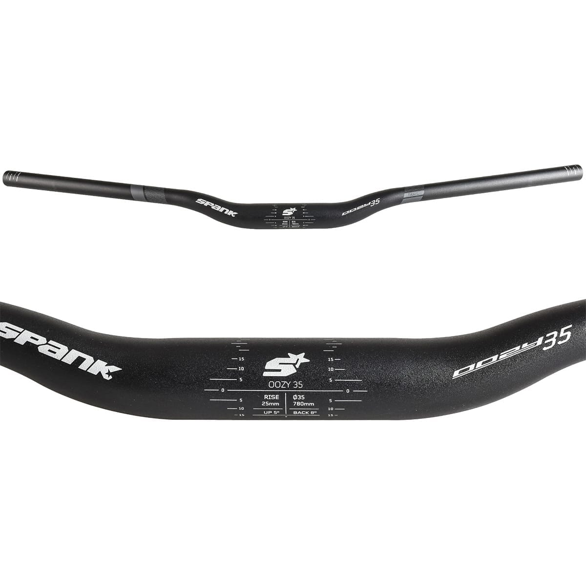 SPANK OOZY 35 Rise 25mm 35/780mm Sort bøjle