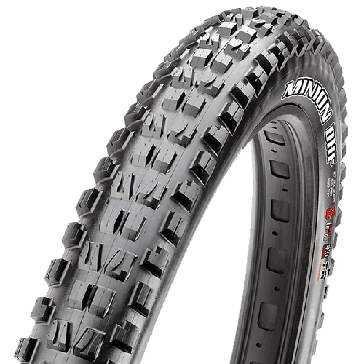 MAXXIS MINION DHF+ 27.5x2.80 Exo 3C MaxxTerra Tubeless Ready Soft Black-dæk