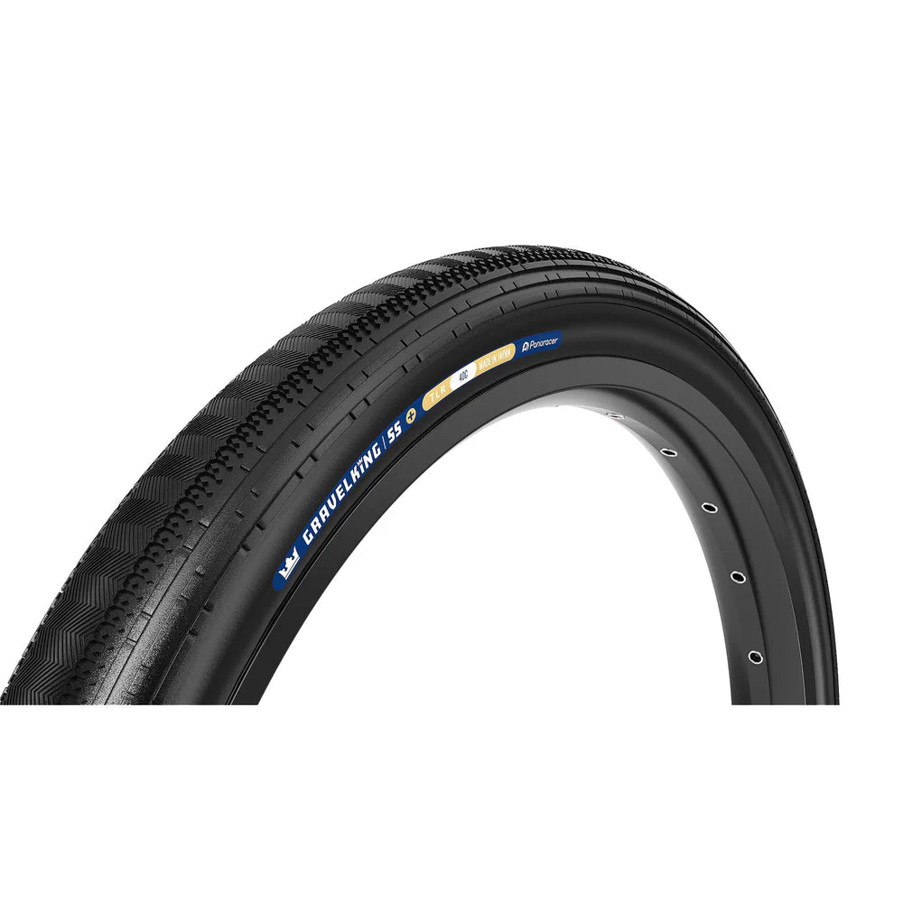 PANARACER GRAVELKING SEMISLICK+ TLR 700x30c Tubeless Ready Sort dæk