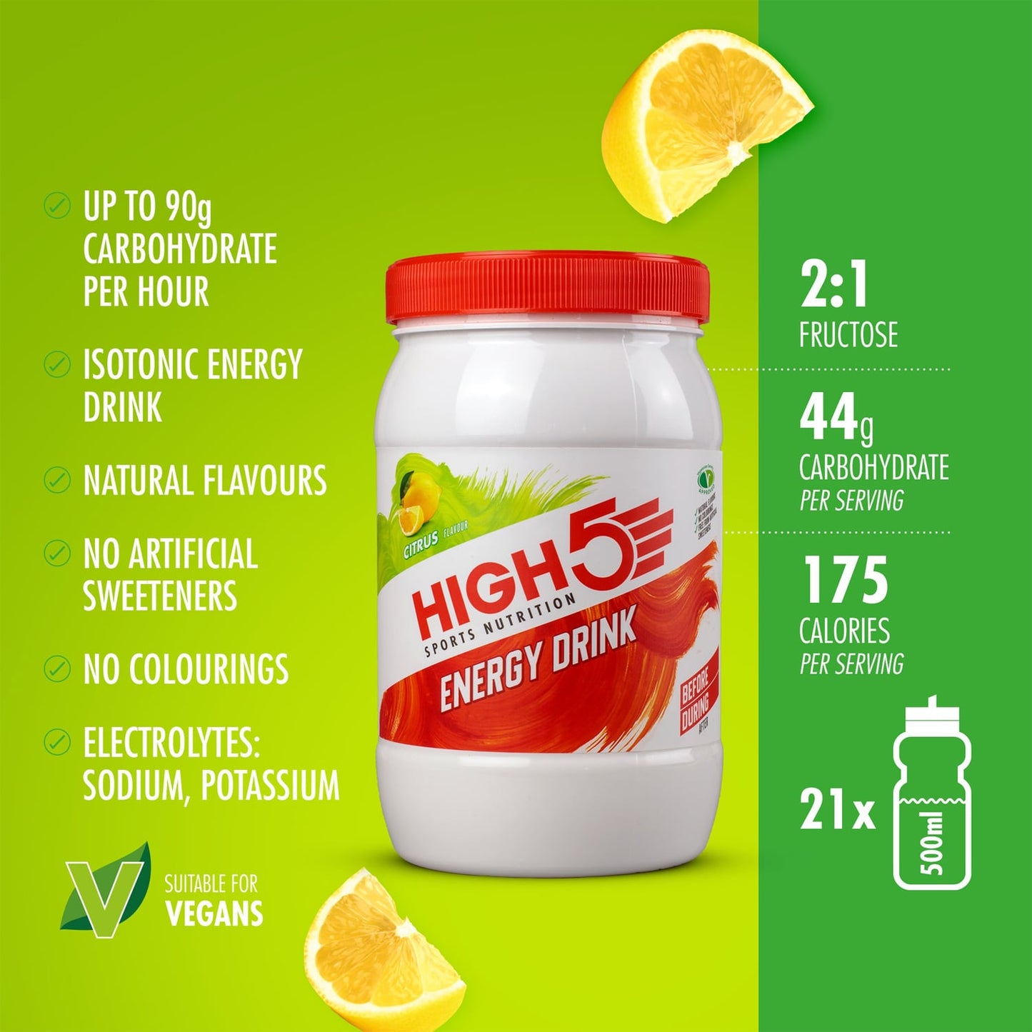 High5 ENERGY DRINK (1 kg) Citron