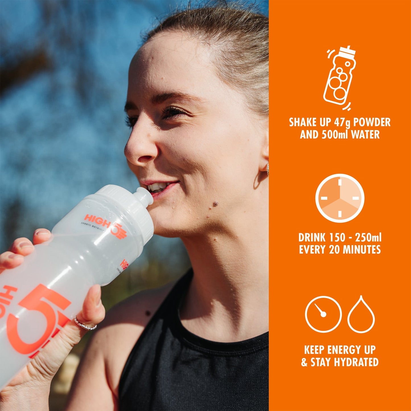 HIGH5 ENERGY DRINK (2.2kg) Orange