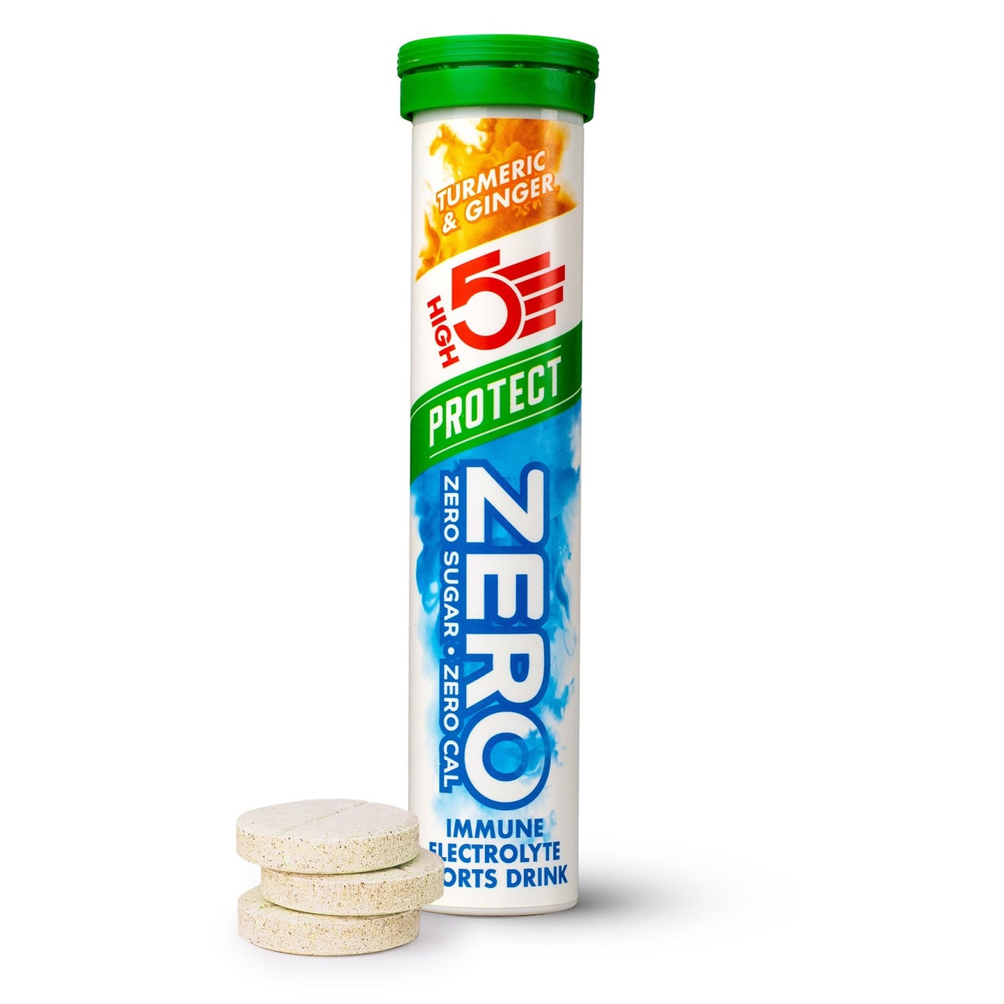 HIGH5 ZERO PROTECT Electrolyte Hydration (20 tablets) Turmeric Ginger