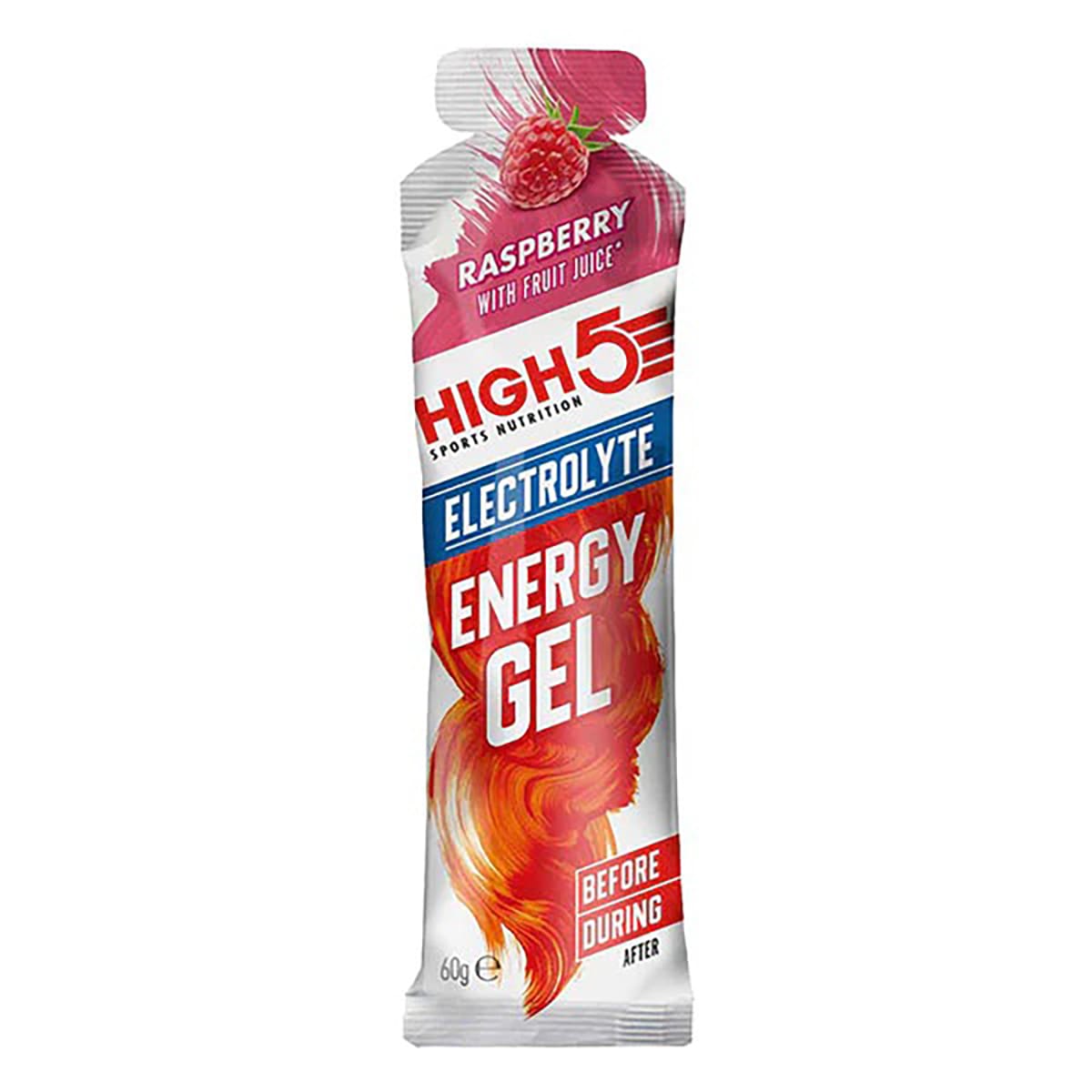High5 ENERGY ELECTROLYTE Energising Gel (60 g) Hindbær