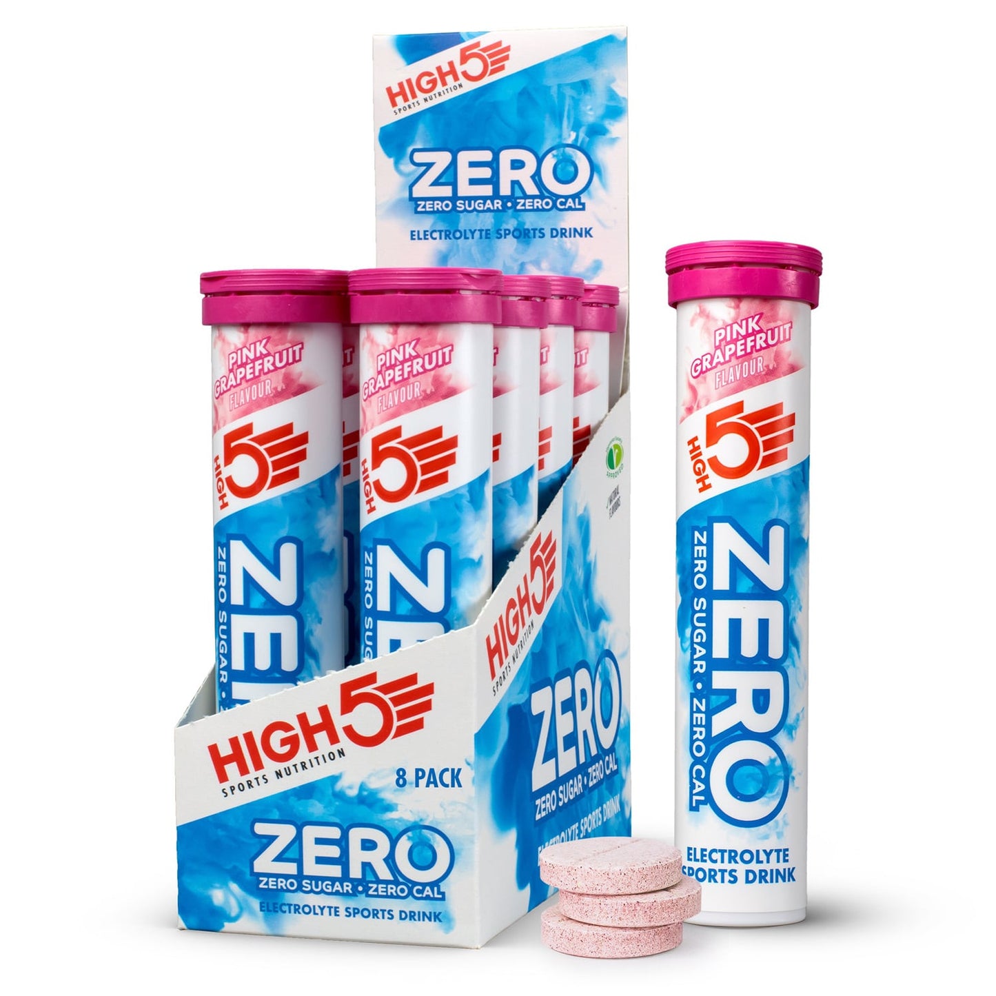 Boisson Anticrampe HIGH5 ZERO Tube of 20 Grapefruit Pastilles