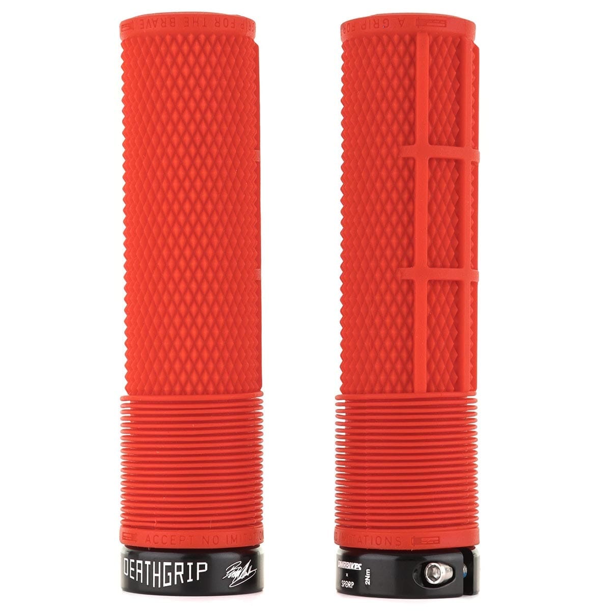 Greb DMR DEATHGRIP Large Lock-on Red
