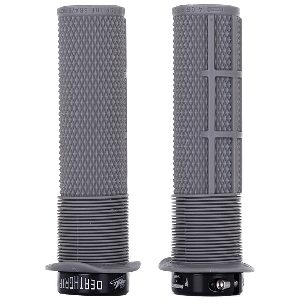 Greb DMR DEATHGRIP Flange Large Lock-on Grey