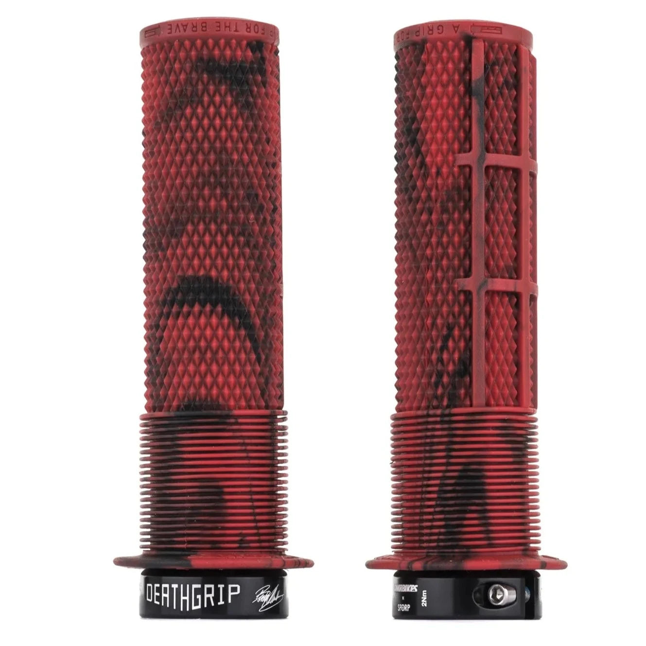 Greb DMR DEATHGRIP Flange Medium Lock-On Red/Camo