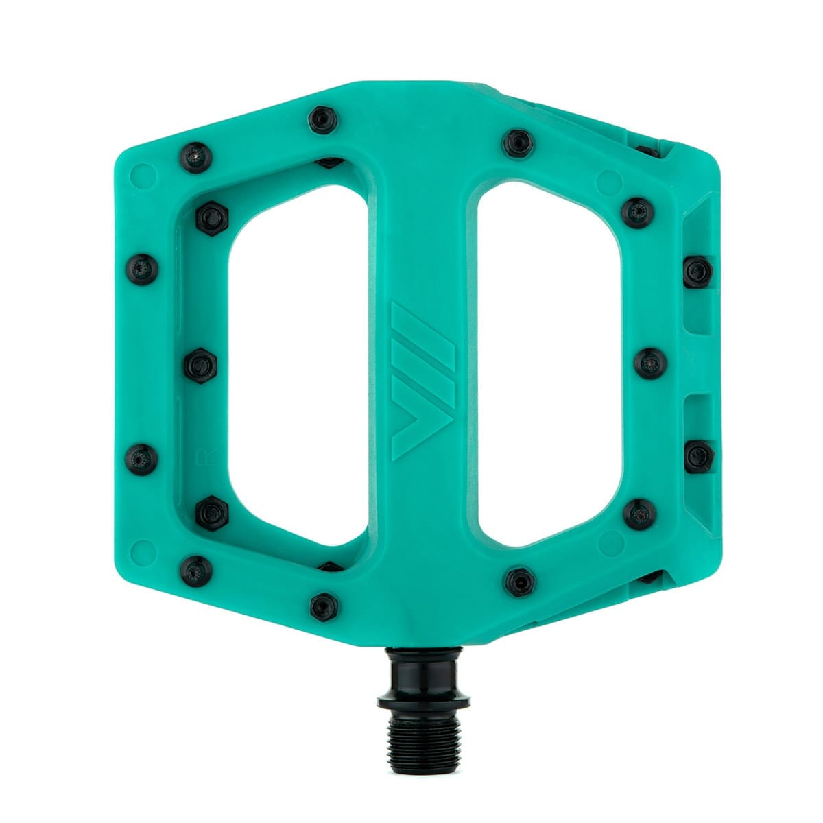 DMR V11 flade pedaler turkis